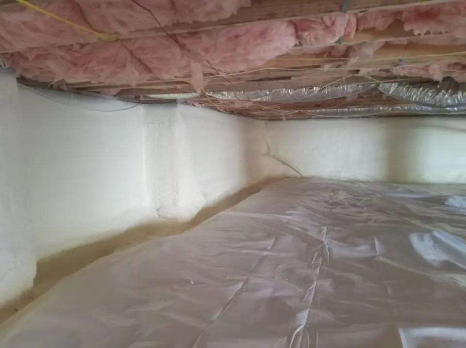 Crawl space encapsulation with closed-cell spray foam for Metal Roof Coating in South Miami Heights